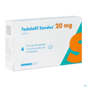 TADALAFIL TABLET FILMOMHULD SAW 20MG
